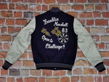 *FRANKLIN AND MARSHALL VINTAGE COLLEGE JACKE*83 OPEN TO CHALLENGE*GR: M*TIP TOP