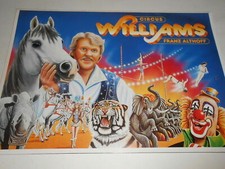 ZIRKUSPROGRAMM / CIRCUS PROGRAM 1990 CIRCUS Williams Franz ALTHOFF Tiger Clown