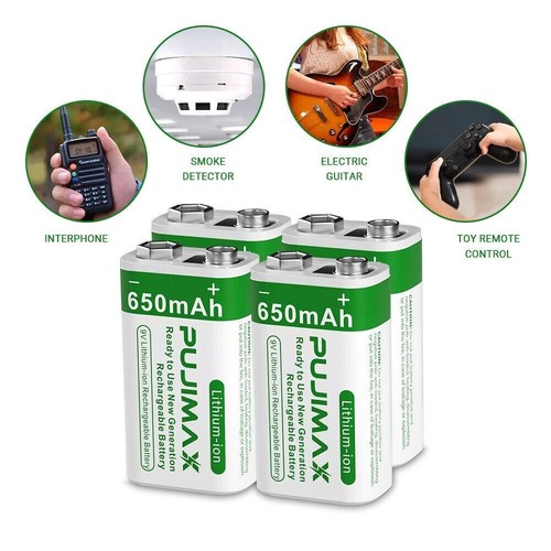 650mah block volt - 9, lthium