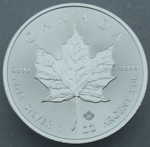 Maple leaf canada silver - canada, 1