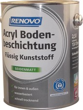 €11,11L  2,25 L Renovo Acryl Bodenbeschichtung RAL 3009 seidenmatt innen außen