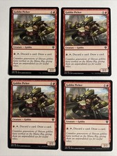 4x Mtg Dominaria United Goblin Picker NM/M Magic The Gathering