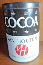 Van Houten Kakao Dose 500g Vintage Blechdose Retro Holland Küche 4-sprachig