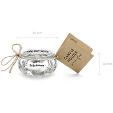 Teelichtglas  * Teelichthalter *  Auswahl aus verschiedenen Farben