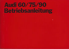 AUDI 60 / 75 / 90  F103 Bedienungsanleitung 1969 Betriebsanleitung Handbuch BA