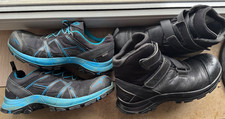 2 Paar Sicherheitsschuhe Haix Black Eagle und Nevada Größe 44/45