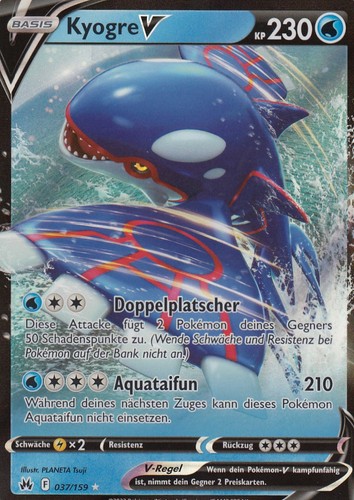 Kyogre 037 159 holo zenit - holo,