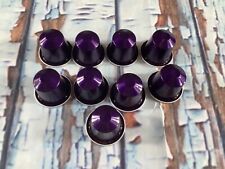 10 Kaffeekapseln Nespresso leer Keine Einstichlöcher Lila Arpeggio