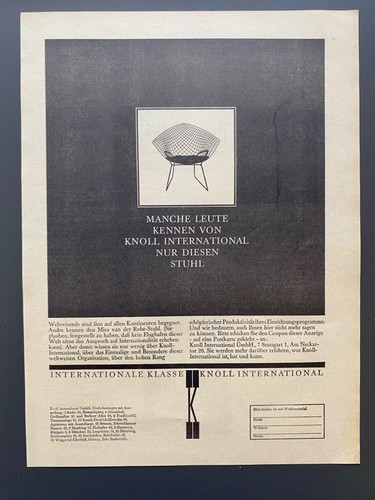 Knoll international mies van - knoll,