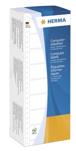 Computeretiketten weiß