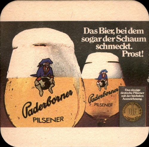 Bierdeckel paderborner das - paderborner,