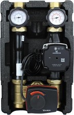 Pumpengruppe Heizkreis mit Grundfos UPM3 Umwälzpumpe, Drei-Wege-Mischer und Esbe