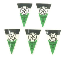 5x Hannover 96 HSV Aufkleber Wimpel Logo Bundesliga Fussball #000