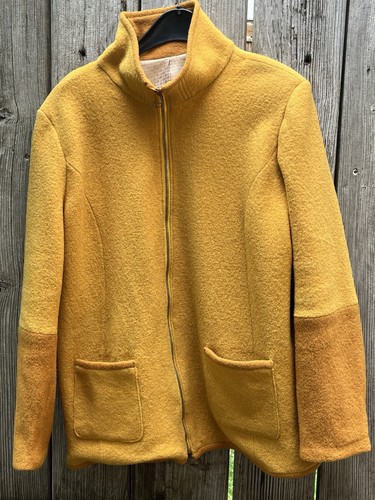 Walkjacke senfgelb safran - walkjacke, senfgelb/safran
