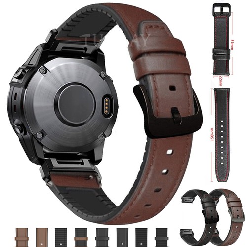 Leder silikon ersatz armband - leder,