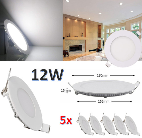 12w ultraslim led panel - 5x,