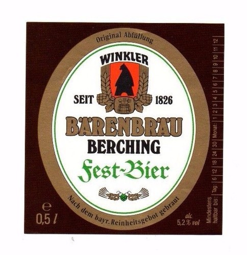 Germany beer label - -,