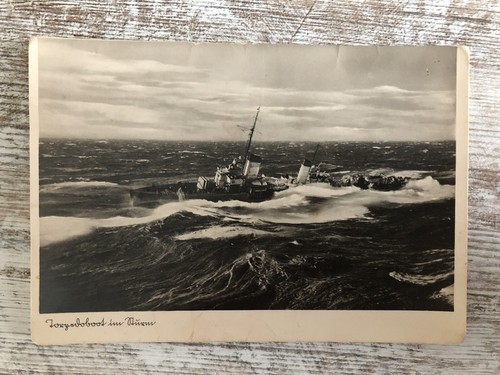 Ansichtskarte torpedoboot - torpedoboot, im
