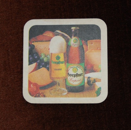 Bierdeckel brauerei hoepfner - bierdeckel,