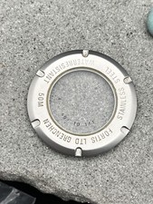 #1171 ORIGINAL FORTIS 594.10141 DECKEL FLIEGER CHRONOGRAPH  GLASBODEN EDELSTAHL