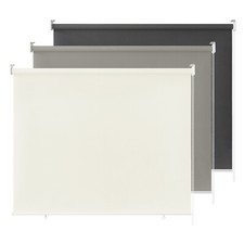 Außenrollo Senkrechtmarkise 100% blickdicht Sichtschutz Beschattung Sonnenschutz