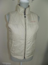 ¯_¯_¯ Blue One - Damen Wende-Steppweste - Gr. S - beige und orange ¯_¯_¯;