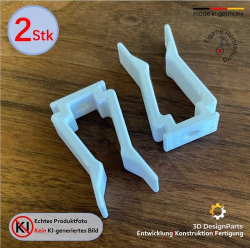 Halteklammer feder klammer - 2x,