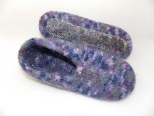 FILZIS * Filzpuschen mit Latexsohle * Gr. 38 - 39 * Handarbeit * NEU * #2