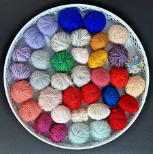 Wollreste zum Basteln Stricken