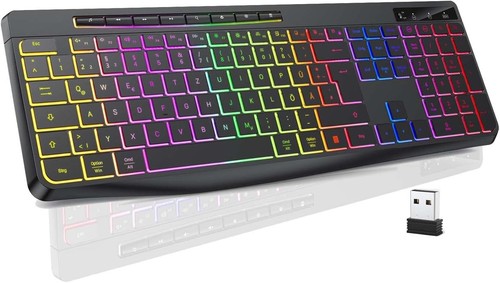Ergonomische leise tastatur - leise,