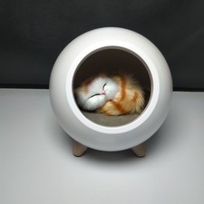 Tischleuchte Katze Tischlampe Katzenlampe Nachttischlampe Lampe Aufladbar in OVP