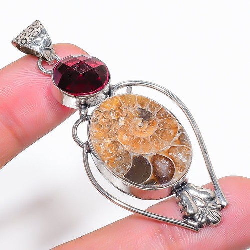 Ammonit fossil rosa turmalin - ammonit,