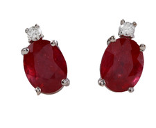 10K Echt Weißgold 4.10 Karat