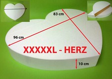 Herz 96/83/10 cm 2-telliges