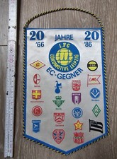 Lok Leipzig Fussballwimpel 20 Jahre Europacup Gegner