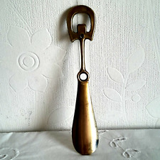 Schuhlöffel Hupfe Messing 22,5 cm Hoch