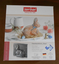 Osterbackform "HASE" - Zenker - Metallic-Beschichtung - Antihaft