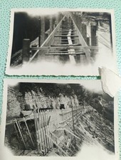 Original Foto Reichsautobahn Autobahn Stuttgart Baustelle Lokomotive Lok