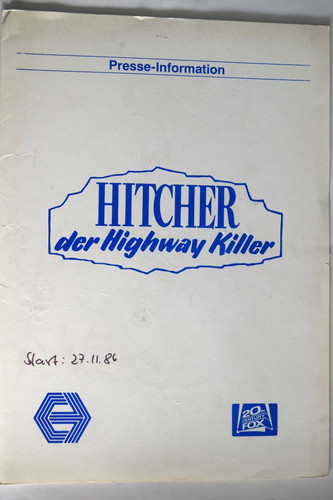 Presseheft hitcher der - presseheft,