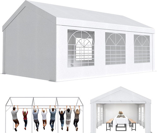 Jummico pavillon partyzelt 4x6 - pavillon,