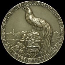 GEFLÜGEL: Silber-Medaille 1927. HANNOVERSCHER GEFLÜGELZUCHT-VEREIN - HANNOVER.