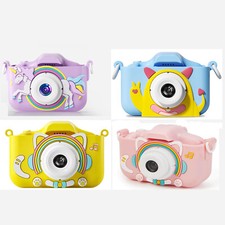 Kinderkamera Einhorn Cartoon 1080P Digital Mini Dual Kamera Geschenk für Kinder