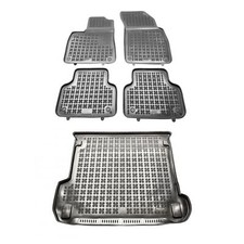 Satz Fußmatten und Matte für