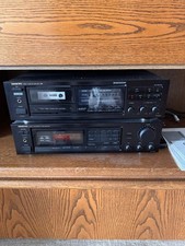 Onkyo Hi-Fi Anlage mit Kassettendeck & iQ Lautsprechern – voll funktionsfähig