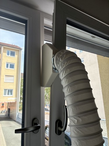 Extrem flacher abluftschlauch - flacher,