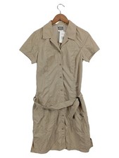 Jack Wolfskin Damen Jumpsuit Gr. 38 Beige Outdoor Kurzarm Overall