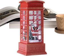 Beleuchtete Schneekugel | Niedliche Weihnachtskugeln mit Glitzer-Laternen, Tisch