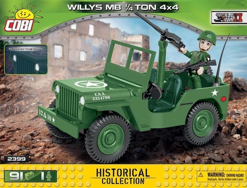 Cobi 2399 willys jeep - cobi, auto