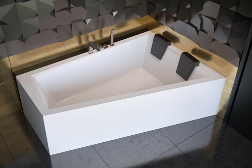 Trapez badewanne für zwei - trapez,