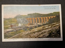 Litho AK Hetzdorf Hotel Bahnhof 1929 gelaufen (B213)